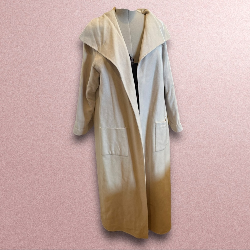 Eileen Fisher long wool coat sz XL (A24)